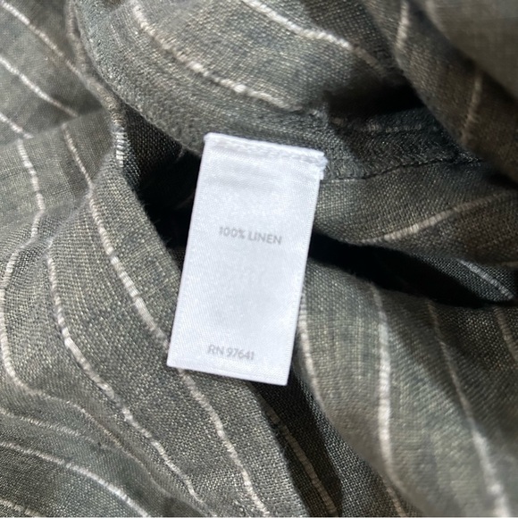 Pure Jill J Jill linen button down tunic top - Picture 6 of 6